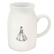 300ml 'Wedding Dress' Ceramic Milk Jug (MJ00016437)