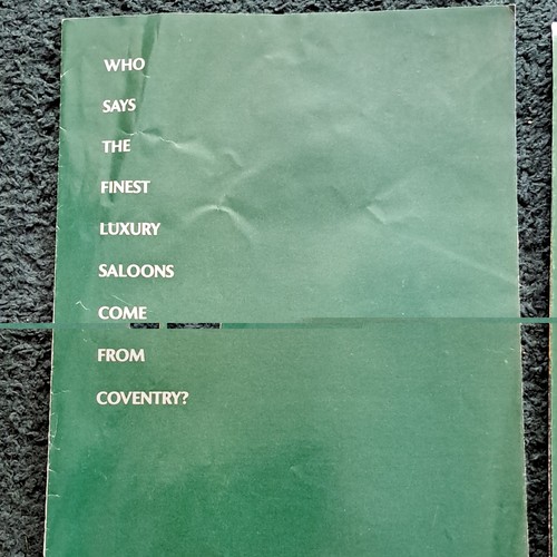Vintage sales brochure from