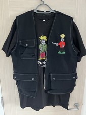 Trip to Eclipse Spliffy waistcoat and T-shirt 90s retro