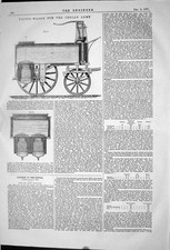 Old 1868 Filter Wagon Indian Army Wheel Works Baley Newington Enginee Victorian