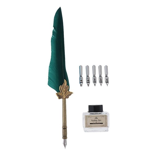 Vintage feather writing quill - writing,