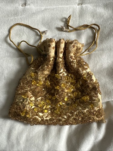 Beaded evening purse - beaded,
