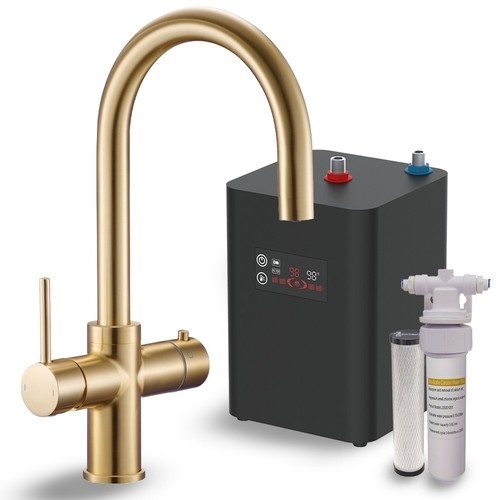Brushed brass 1 instant - brass, 4-in-1
