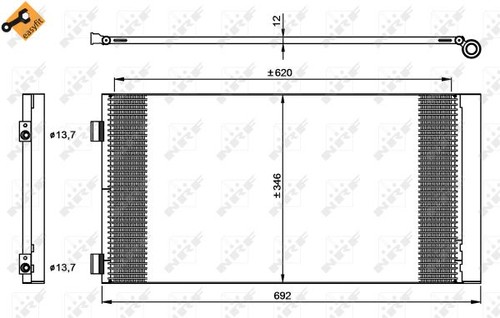 For nrf 35961 - 35961, condenser
