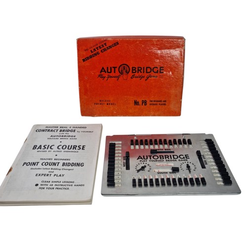 Auto bridge board game 1950s - board,