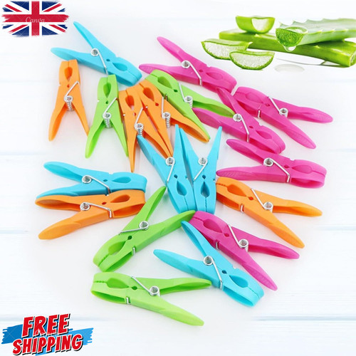 Strong plastic clothes pegs - 48,