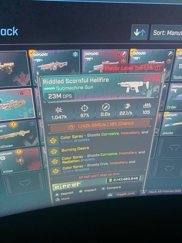 Borderlands modded level 60 - modded,