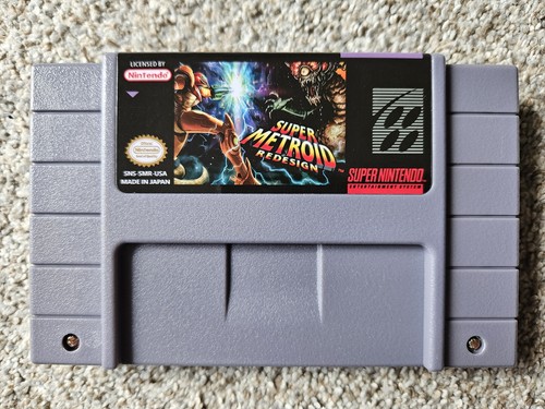 Super metroid redesign - metroid, snes
