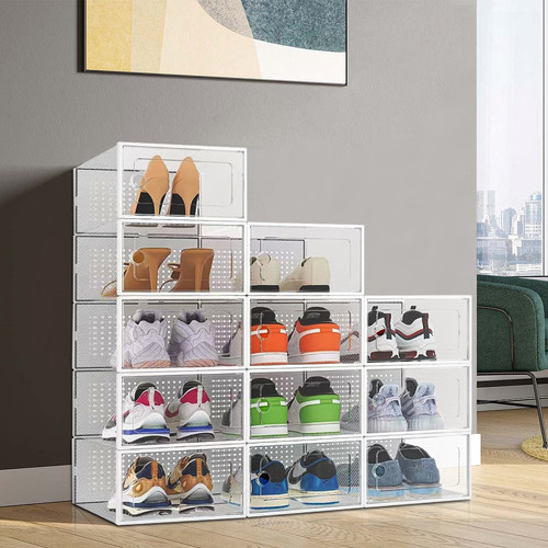 Set clear stackable shoe - set,