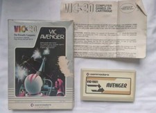 Commodore VIC 20 Avenger Boxed Game Vic-20 Cartridge