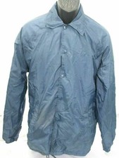 Vintage 80s Coachman by Windbreaker Jacket Blue Coat Snap Button Coat Mens Small