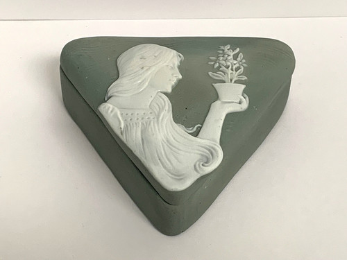 Antique art nouveau green - art,