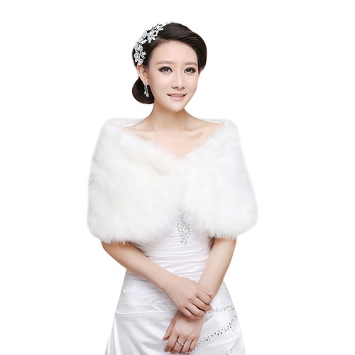 Fur bolero bridesmaids stole - bolero,