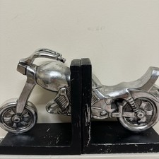 Motorbike Book Ends Novelty Motorcycle Decorative
