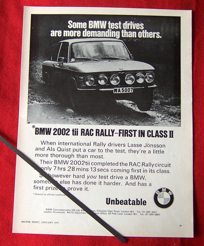 Bmw 2002 tii - 2002, rally