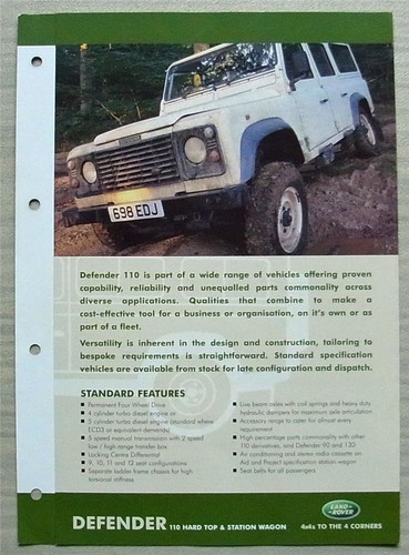 Land rover defender 110 - rover,