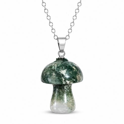 Moss agate mushroom - moss,