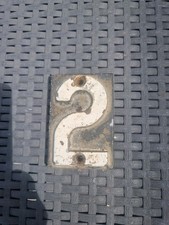 CAST IRON RAILWAY SLEEPER NUMBER 2