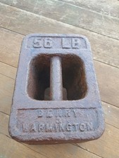 56lb Cast Iron Bar Weight  Berry & Warmington Liverpool Garden Gazebo Weight