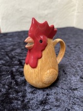 Buff Orpington Tiny Jug, Chicken Quail Ceramics Farmhouse Kitchen 3” Tall