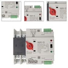 Automatic 63A Transfer Switch 220 Volt Dual Power Generator For ATS Control