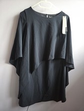 Halston Cape Mini Dress Size