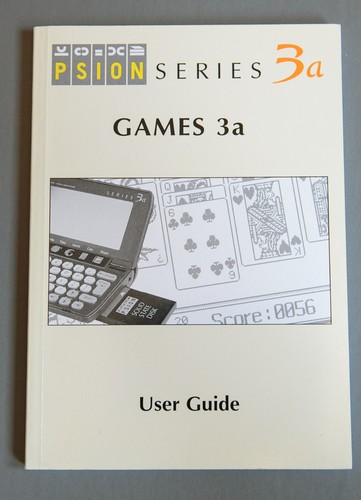 Psion series games user - psion, 3a