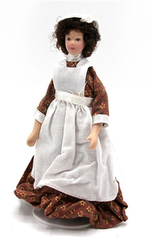 Dolls house victorian cook - dolls,