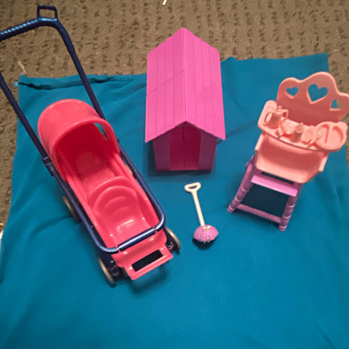 Simba steffi doll double pram