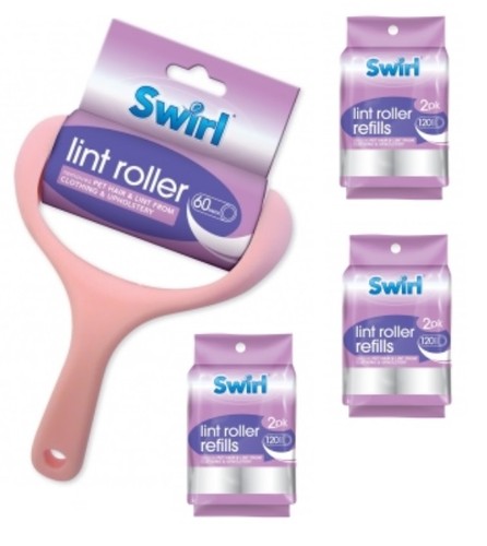Sticky lint roller refills - lint,