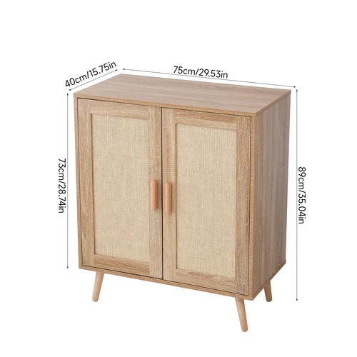 Rattan effect door bedroom - rattan,