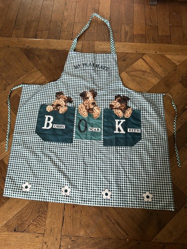 Apron cute green blue - apron,