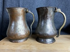 Old Rustic Tankards Silvered