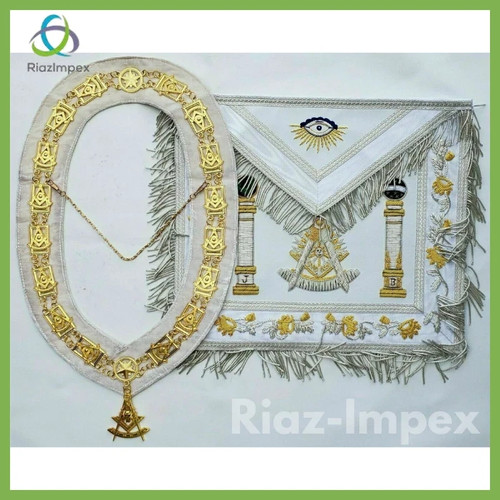 Masonic past master apron - past,