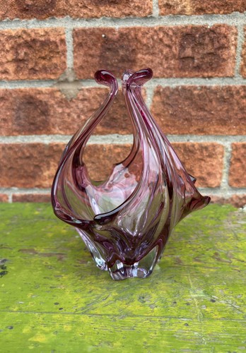 Vintage purple art glass - vintage, sweet