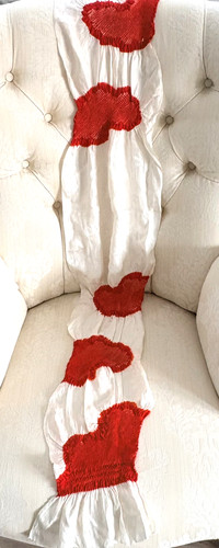 Vintage japanese red ivory - vintage, red/ivory