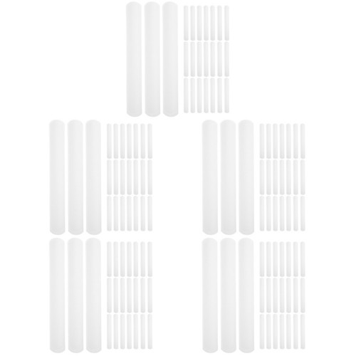 Reusable white slap bracelets - white,