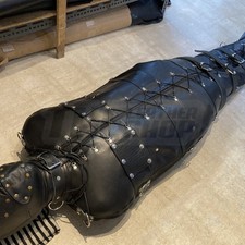 Leather Bondage Play Sleep