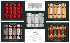 Christmas Crackers Exquisite Handmade 6 Pack Luxury Xmas Recyclable Set 13.5"