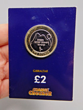 GIBRALTAR £2 COIN BREAST