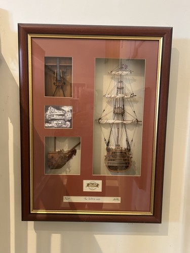 Mounted cross section hms - cross, of