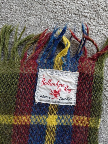 Vintage ballantyne rug hand - vintage,