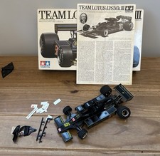 Tamiya Team Lotus JPS Mk111 1/20 Model Car Kit.