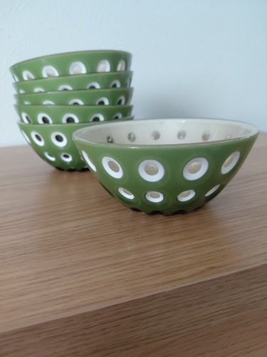 Set six green - set, of
