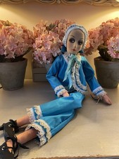 Boudoir Doll Vintage 1920s 1940s   Cloth Face 