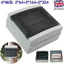 Consumer Unit 6 Way with RCD