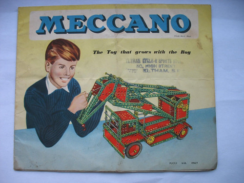 Meccano fold out catalogue - out,