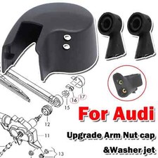 Rear Windscreen Wiper Arm Nut Bolt Cap Washer Nozzle Jet For Audi A1 A3 8P 8V A4
