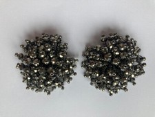 Shoe Clips, shimmer, Grey or could be seen as dull and shimmery angles