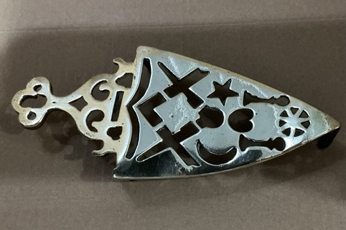 Antique reticulated flat iron - reticulated,
